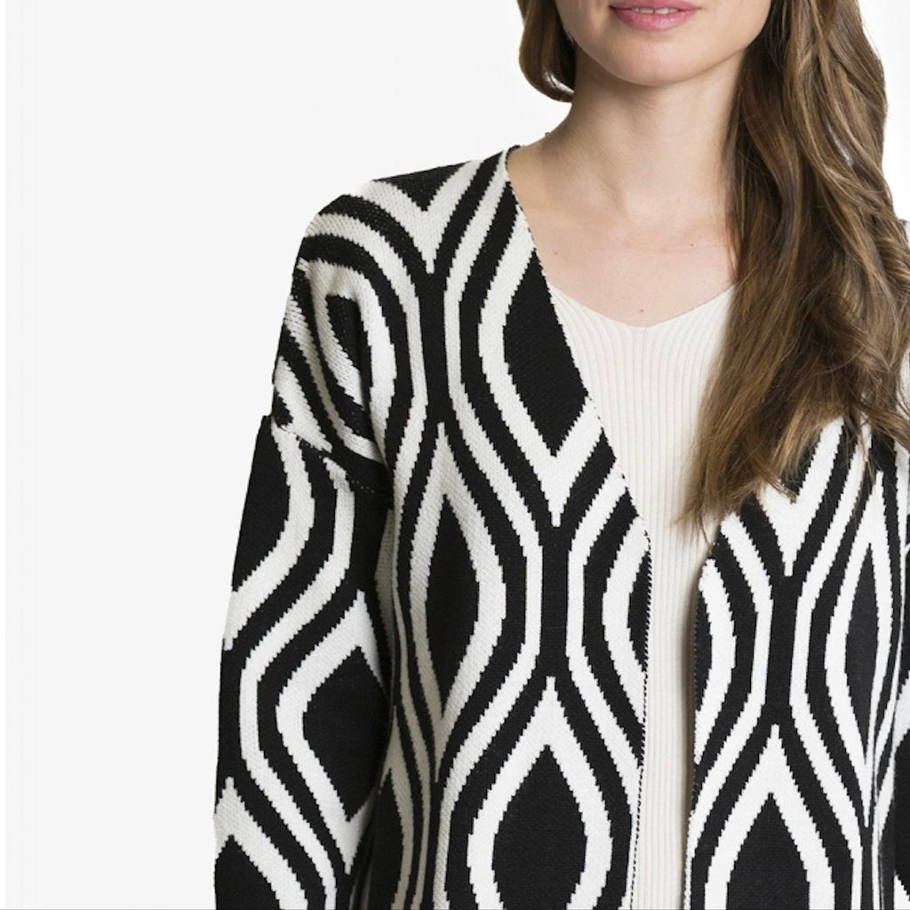 Chaqueta de punto larga