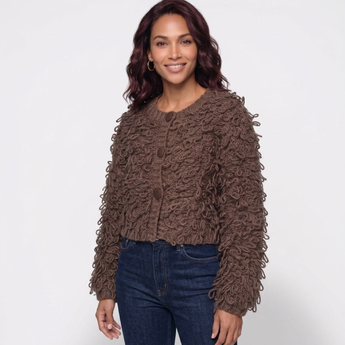 Chaqueta rizos