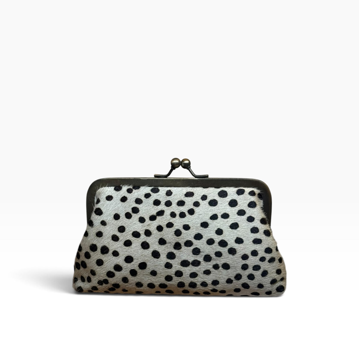 Monedero de boquilla grande animal print