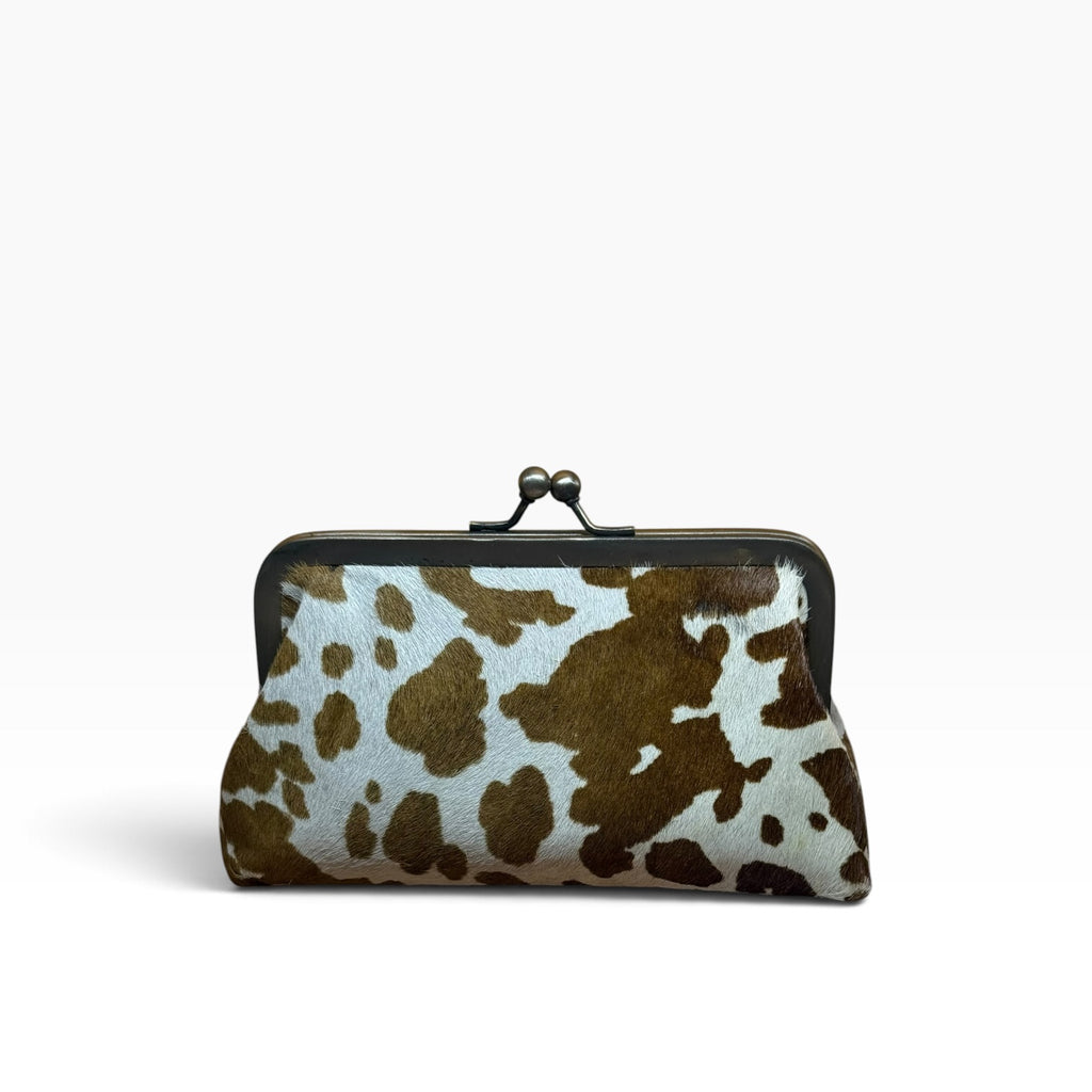Monedero de boquilla grande animal print