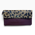 Monedero grande solapa animal print