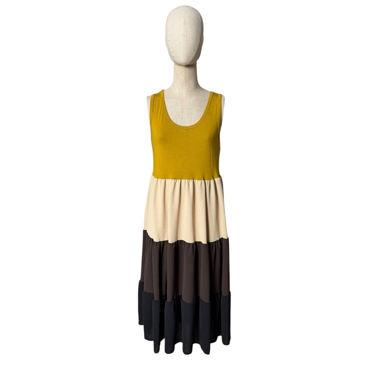 Vestido tricolor