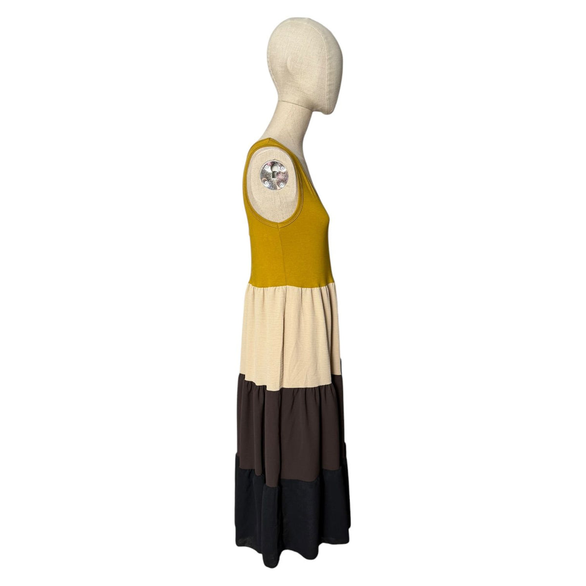 Vestido tricolor