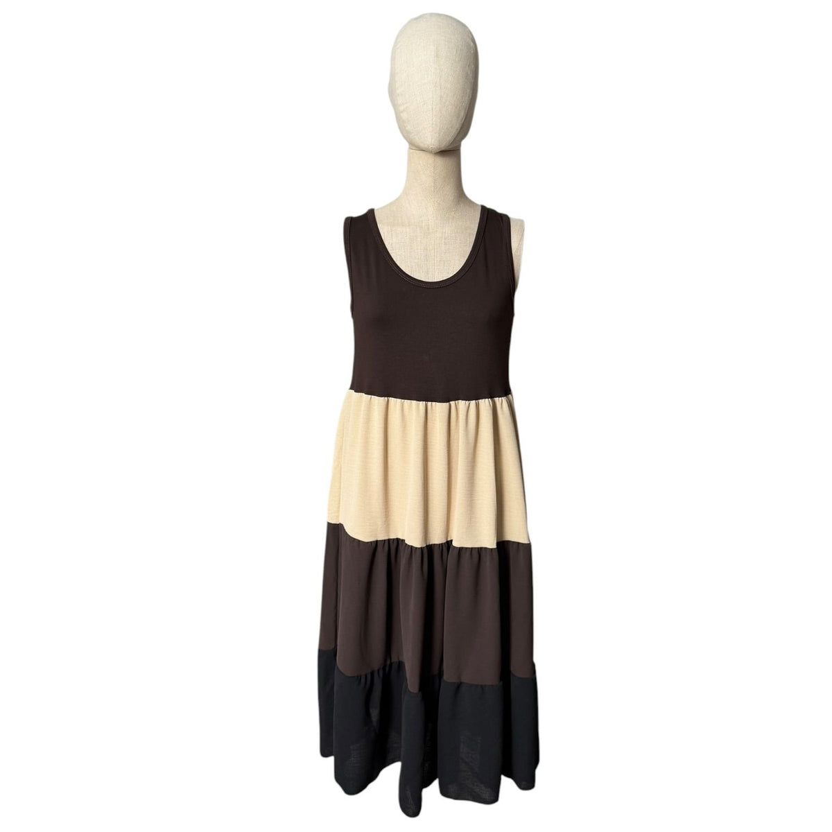 Vestido tricolor