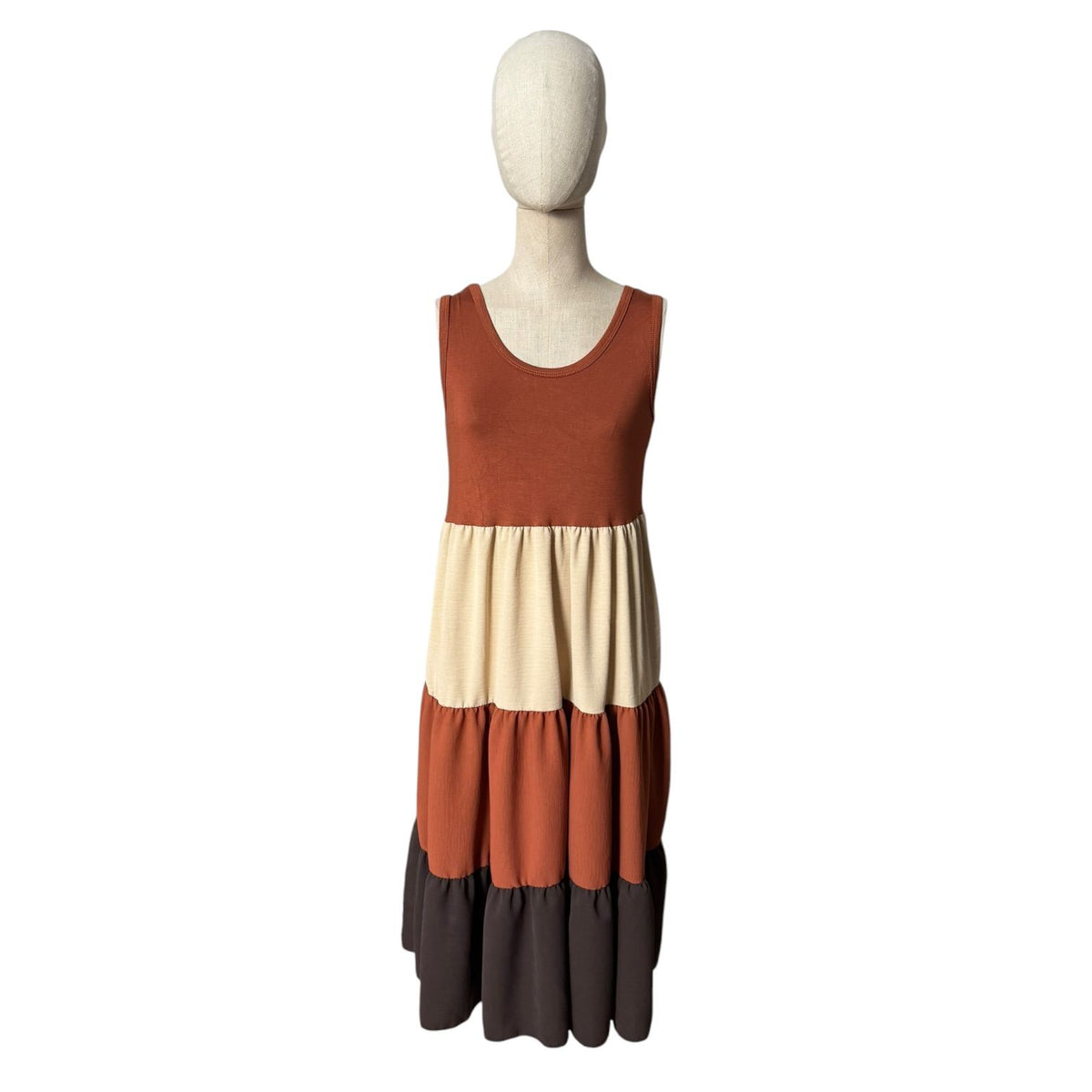 Vestido tricolor