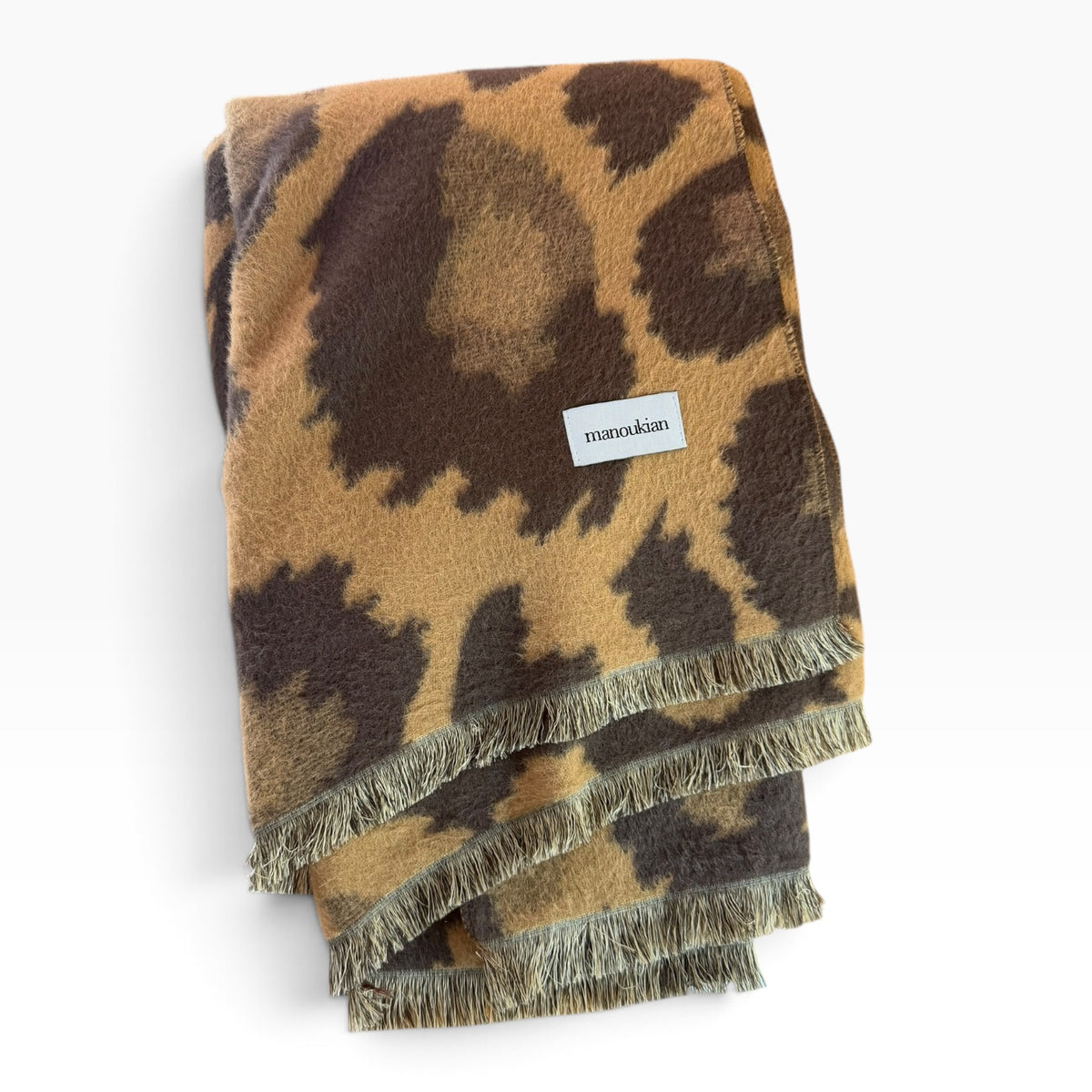 Pashmina chal animal print