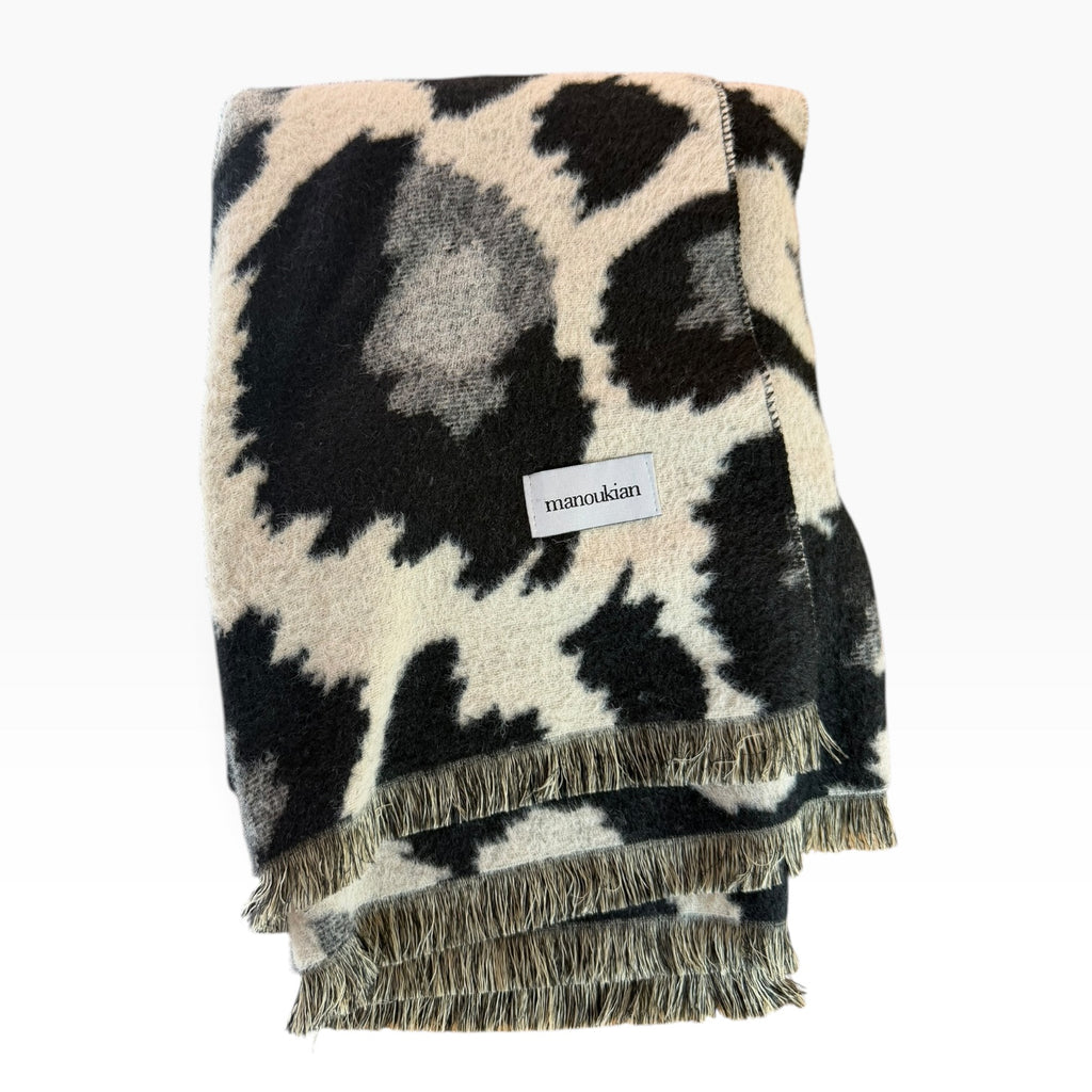 Pashmina chal animal print