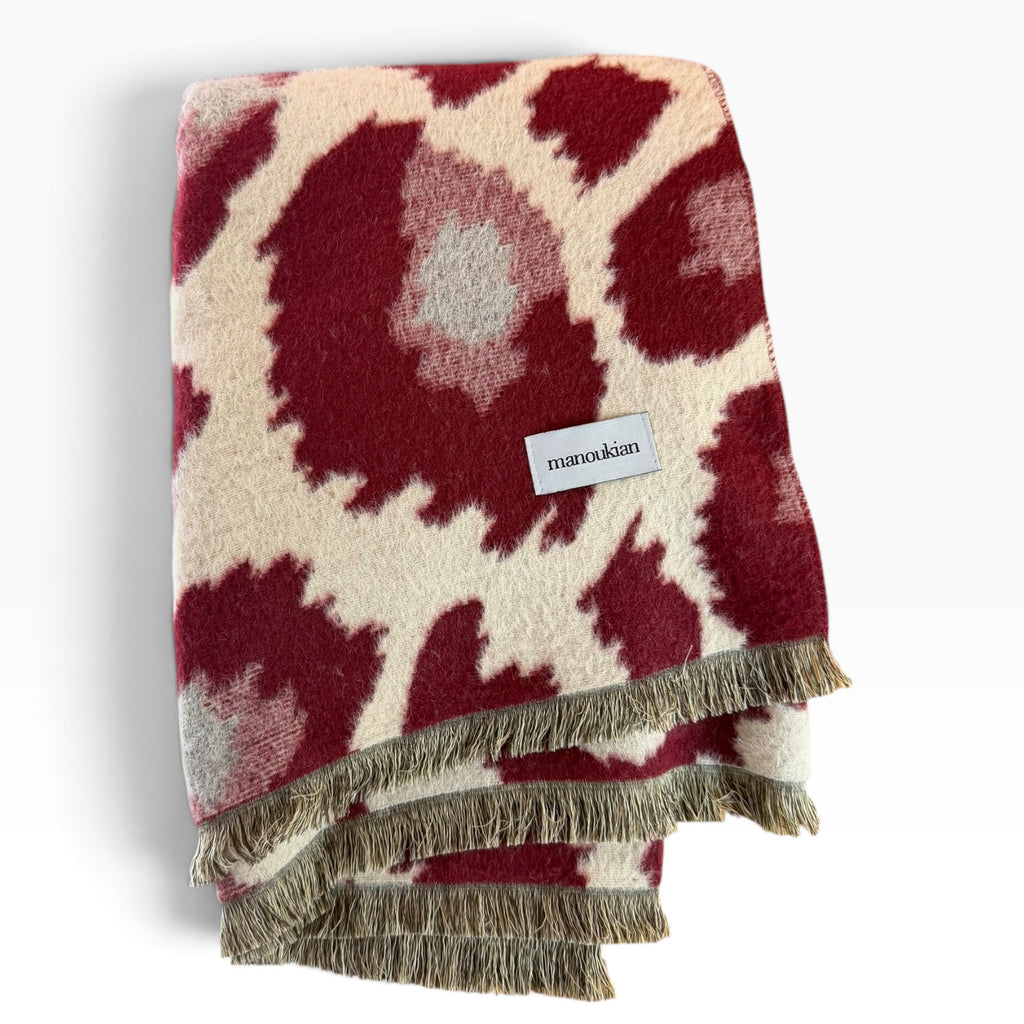 Pashmina chal animal print