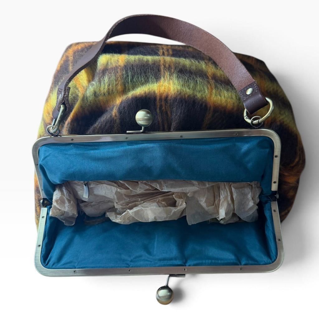 Bolso boquilla cuadros