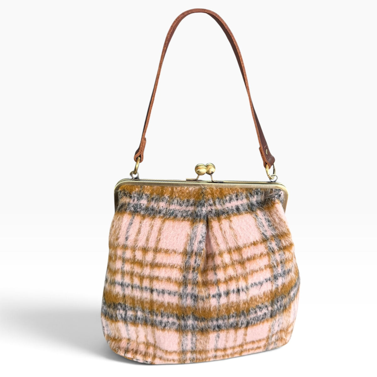 Bolso boquilla cuadros