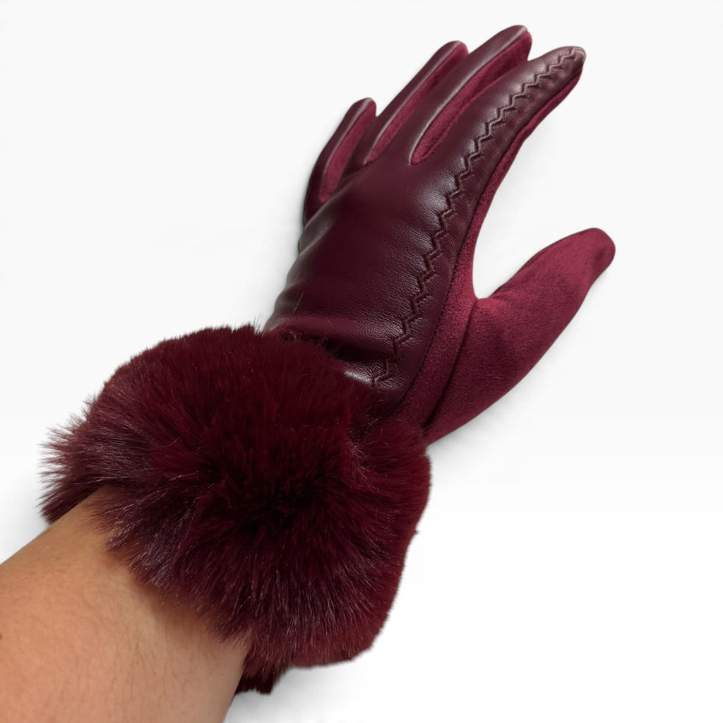 Guantes puño pelo Tantrend