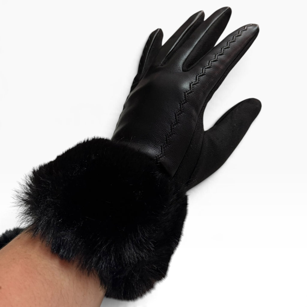 Guantes puño pelo Tantrend