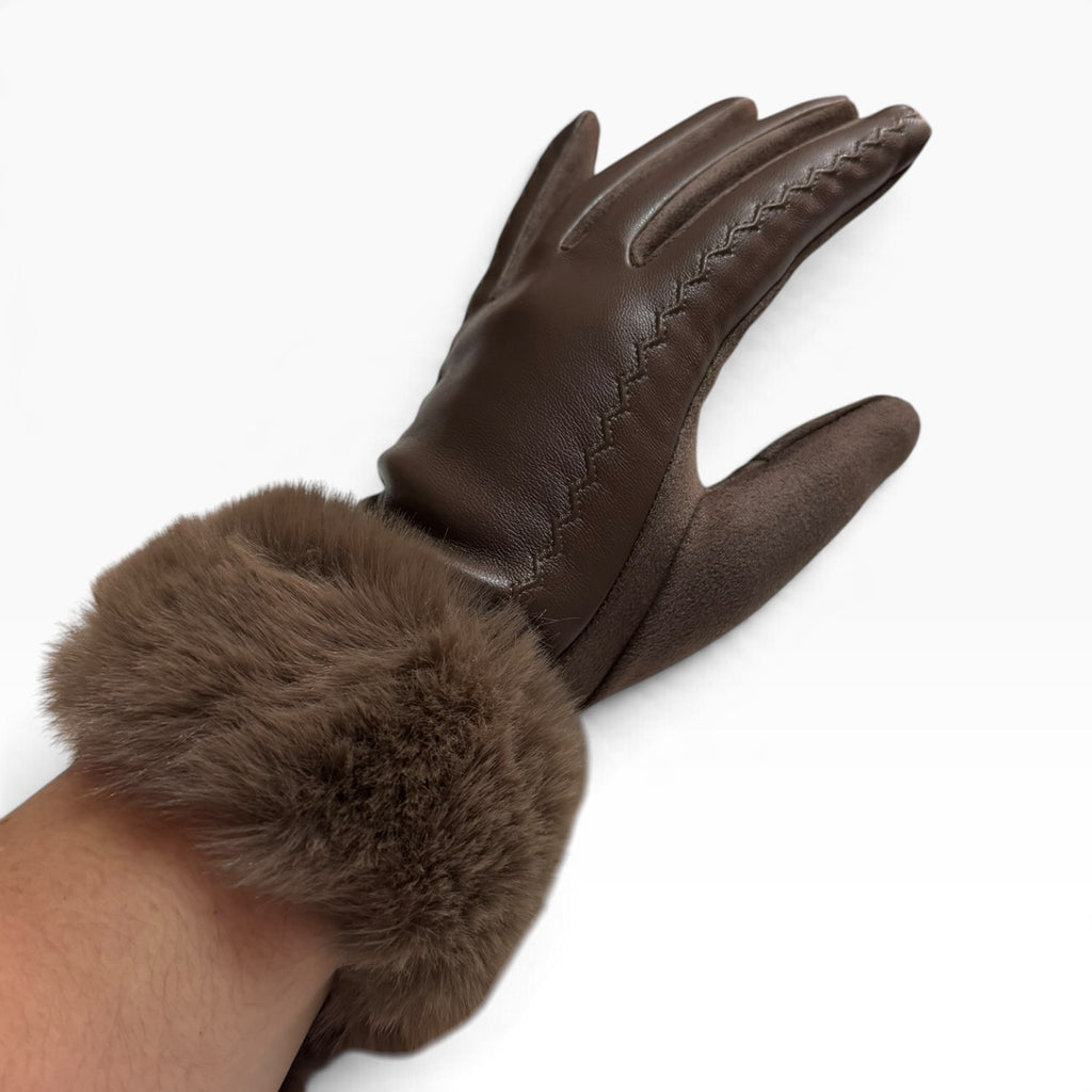 Guantes puño pelo Tantrend
