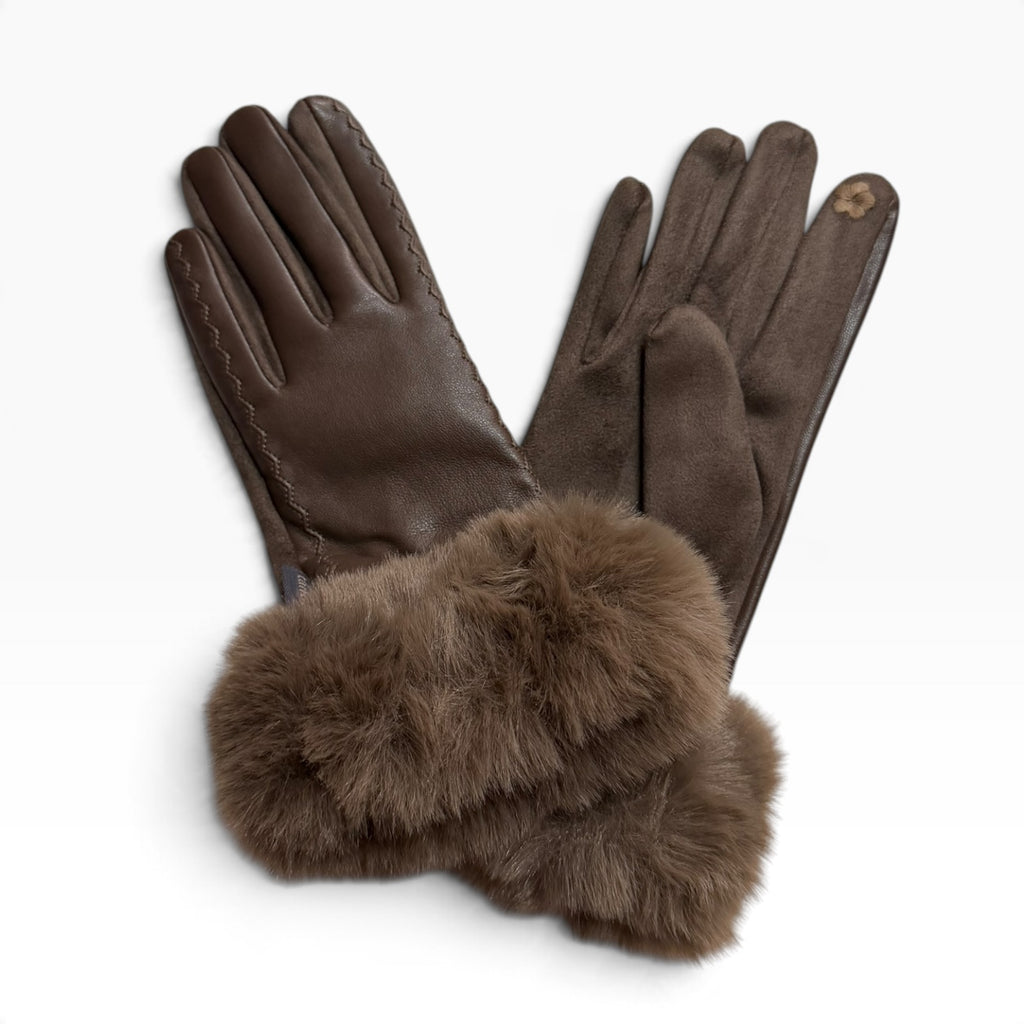 Guantes puño pelo Tantrend