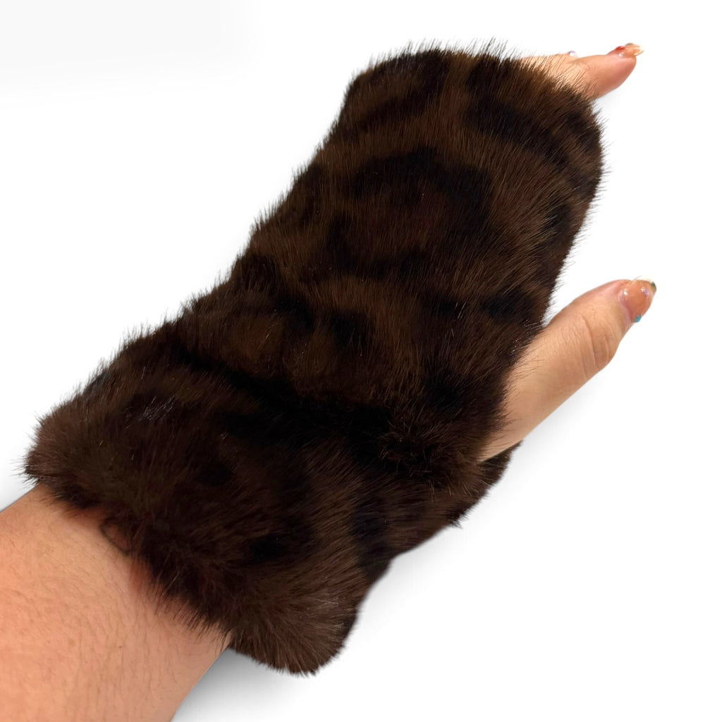 Mitones pelo leopardo