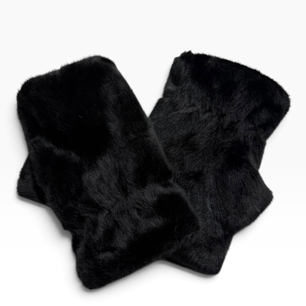 Mitones de pelo con dedo