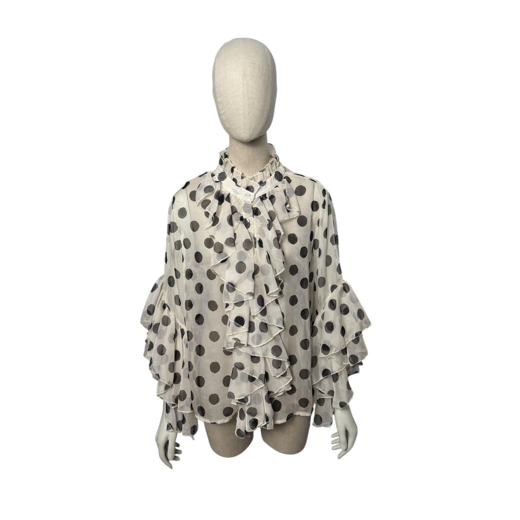 Camisa fluida volantes