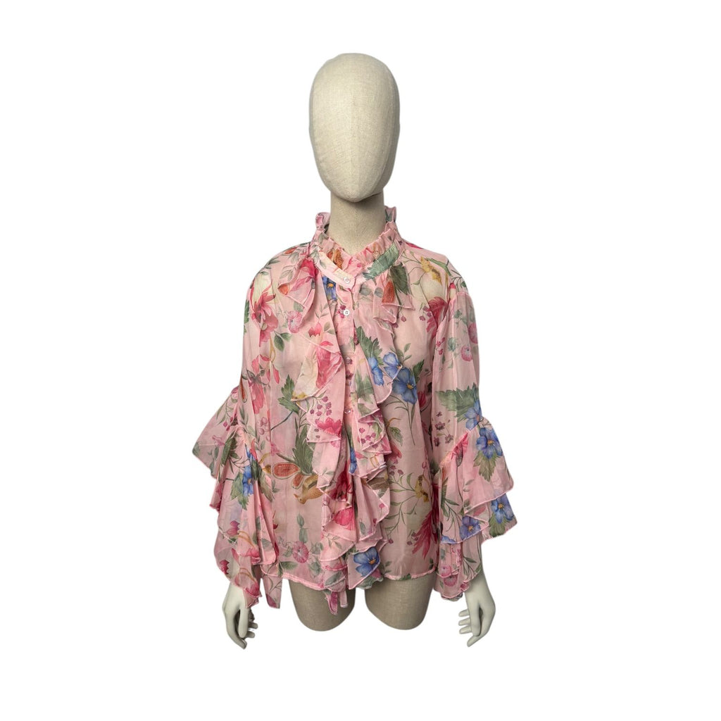 Camisa fluida volantes