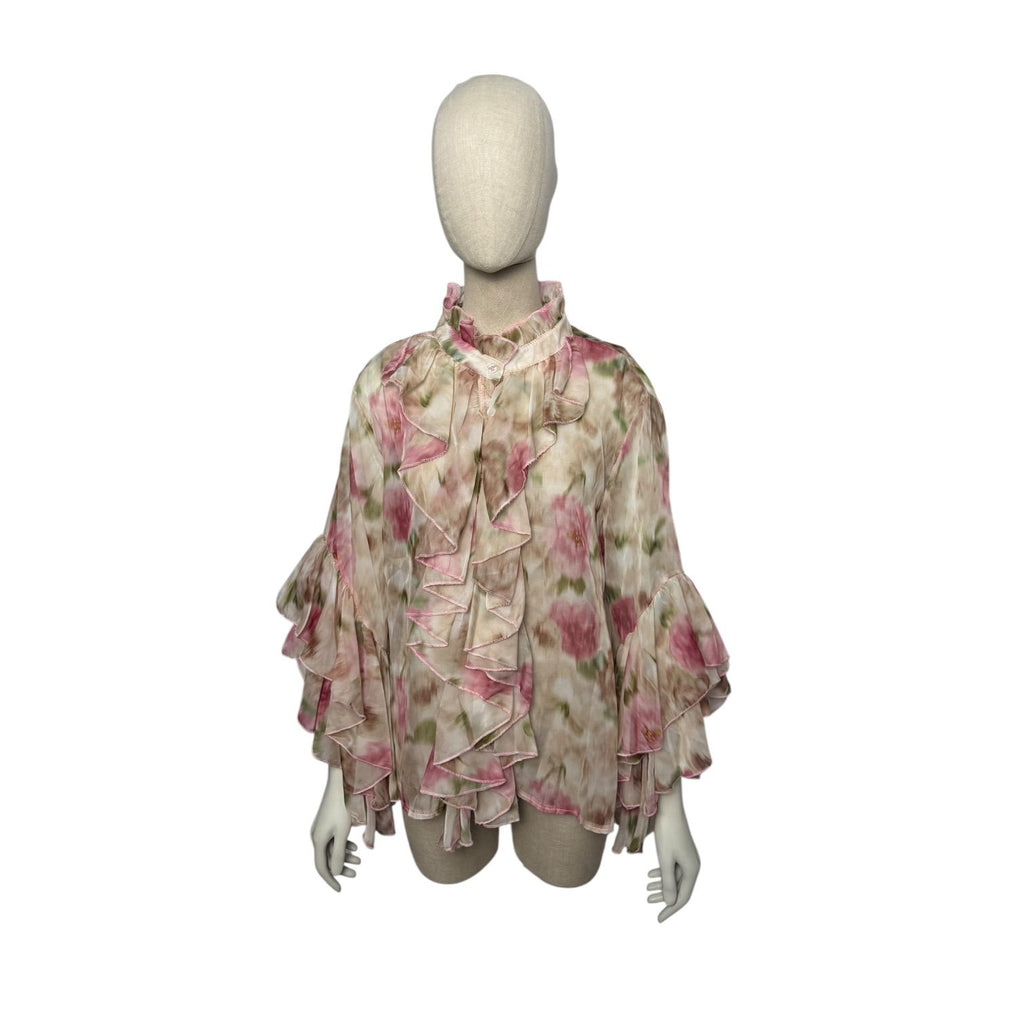 Camisa fluida volantes