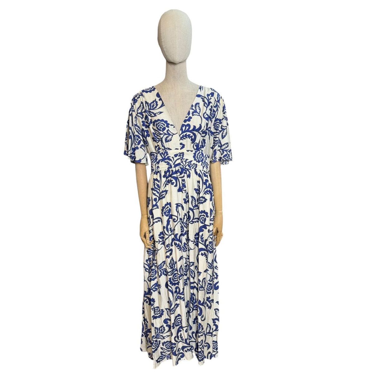 Vestido flores azules