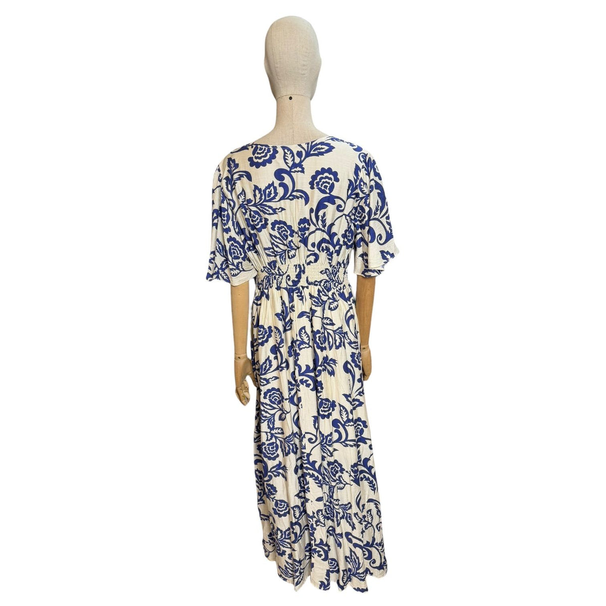Vestido flores azules