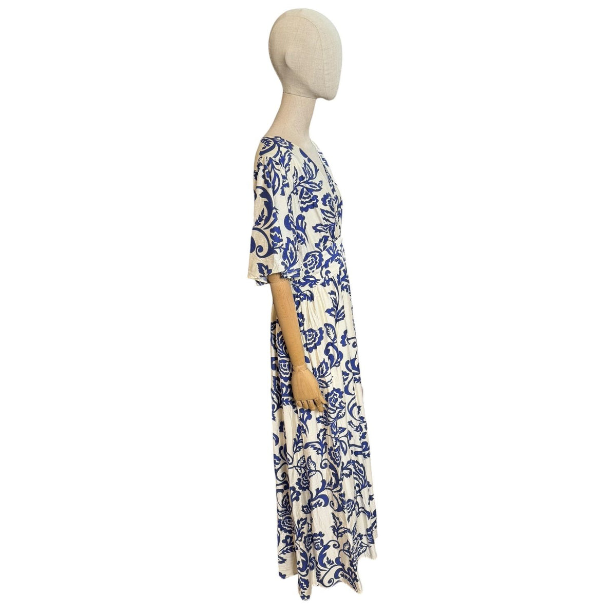 Vestido flores azules