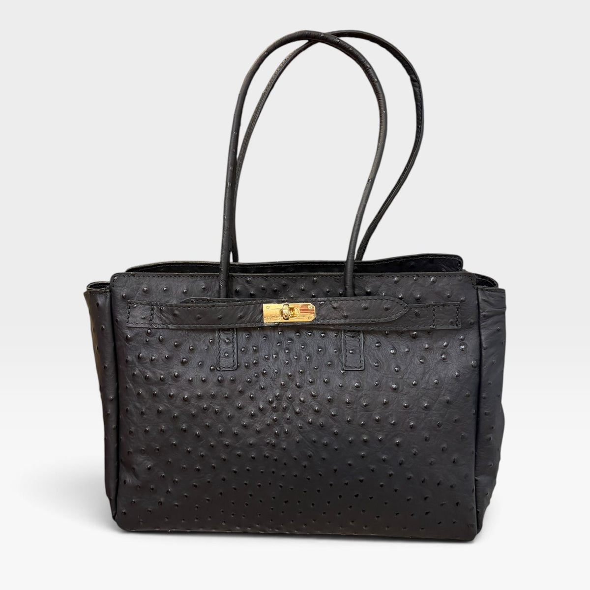 Bolso piel de avestruz