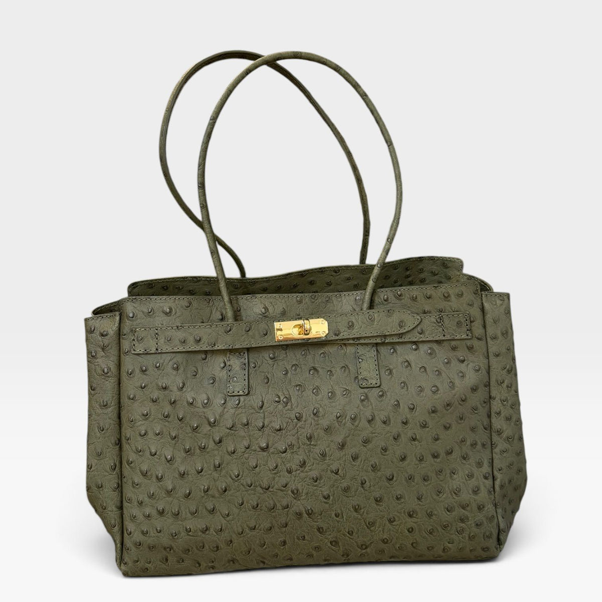 Bolso piel de avestruz