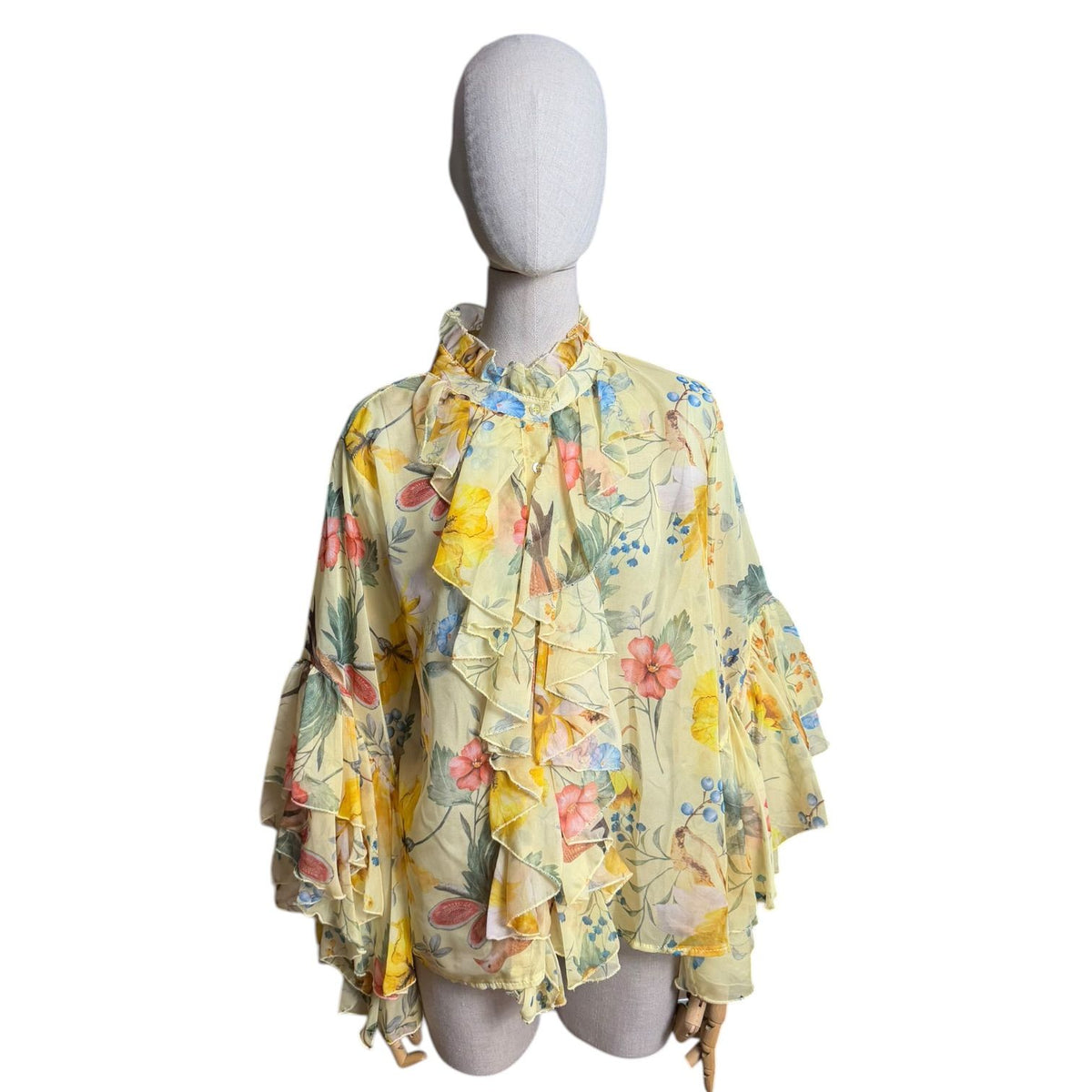 Camisa fluida volantes