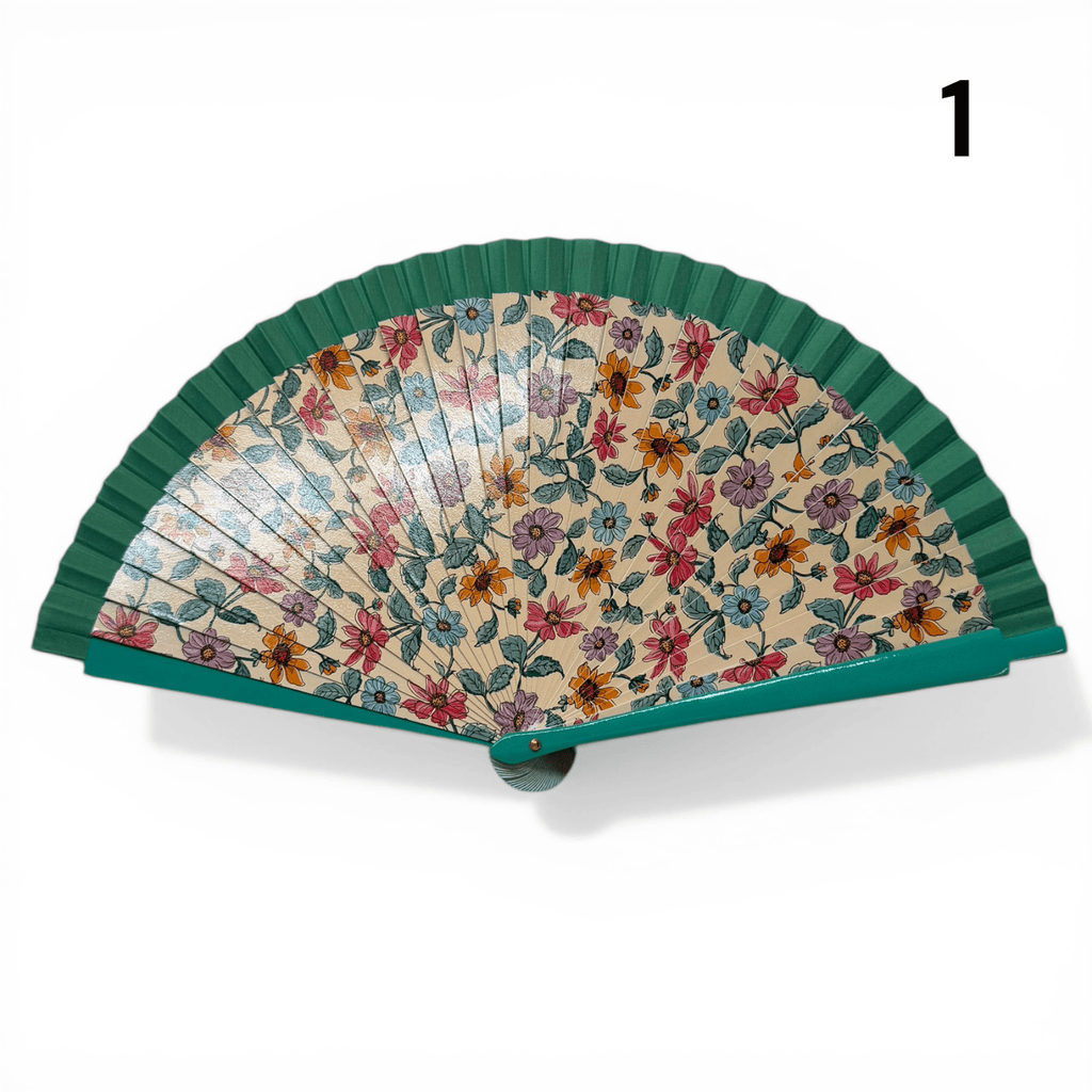 Abanico estampado