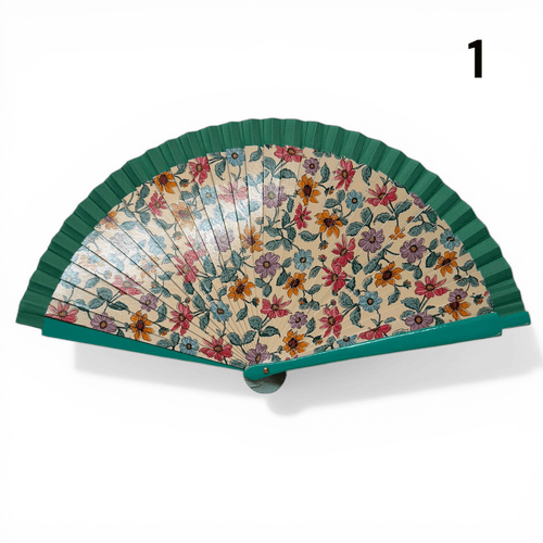 Abanico estampado
