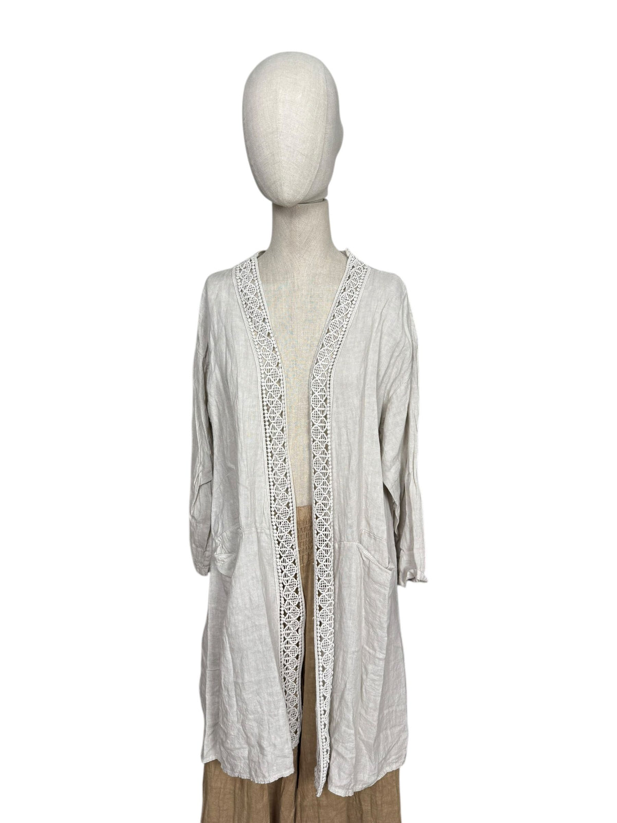 Kimono Lino corto