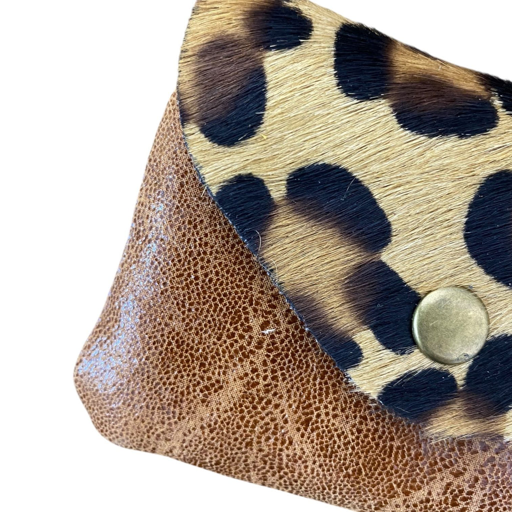 Monedero doble animal print