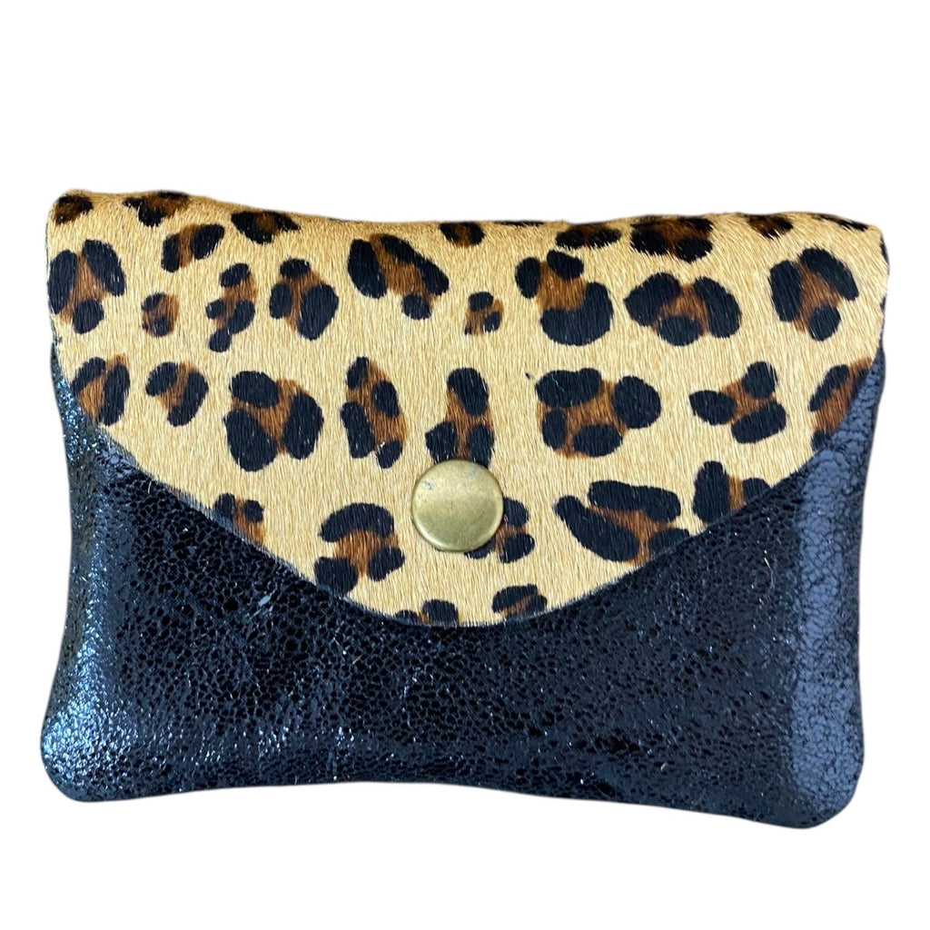 Monedero doble animal print