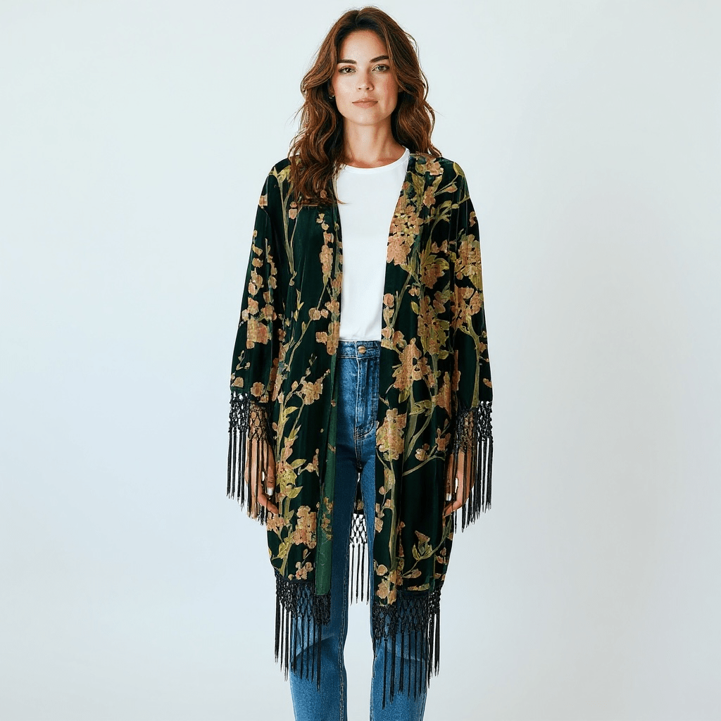 Kimono flecos