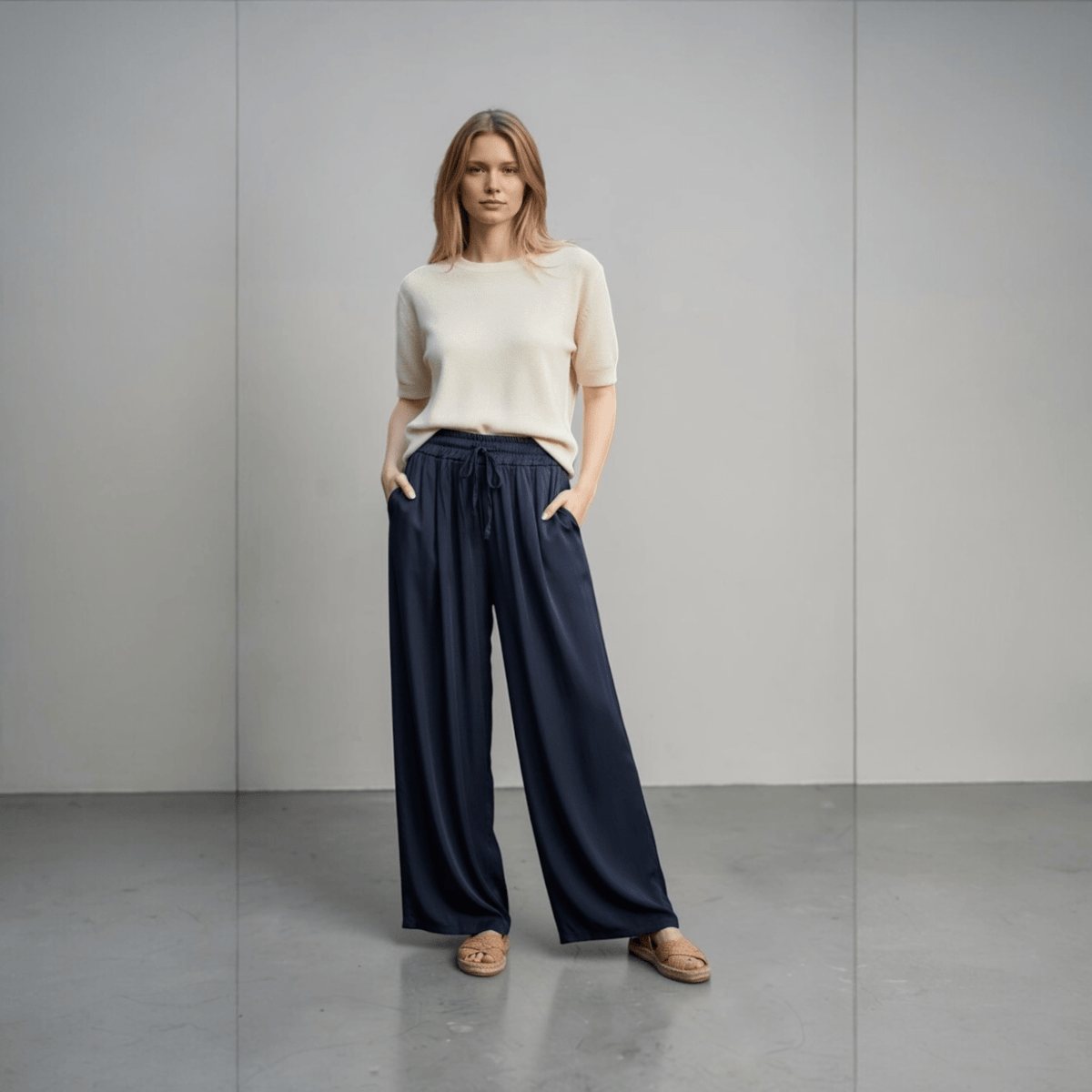 Pantalón satinado Paris