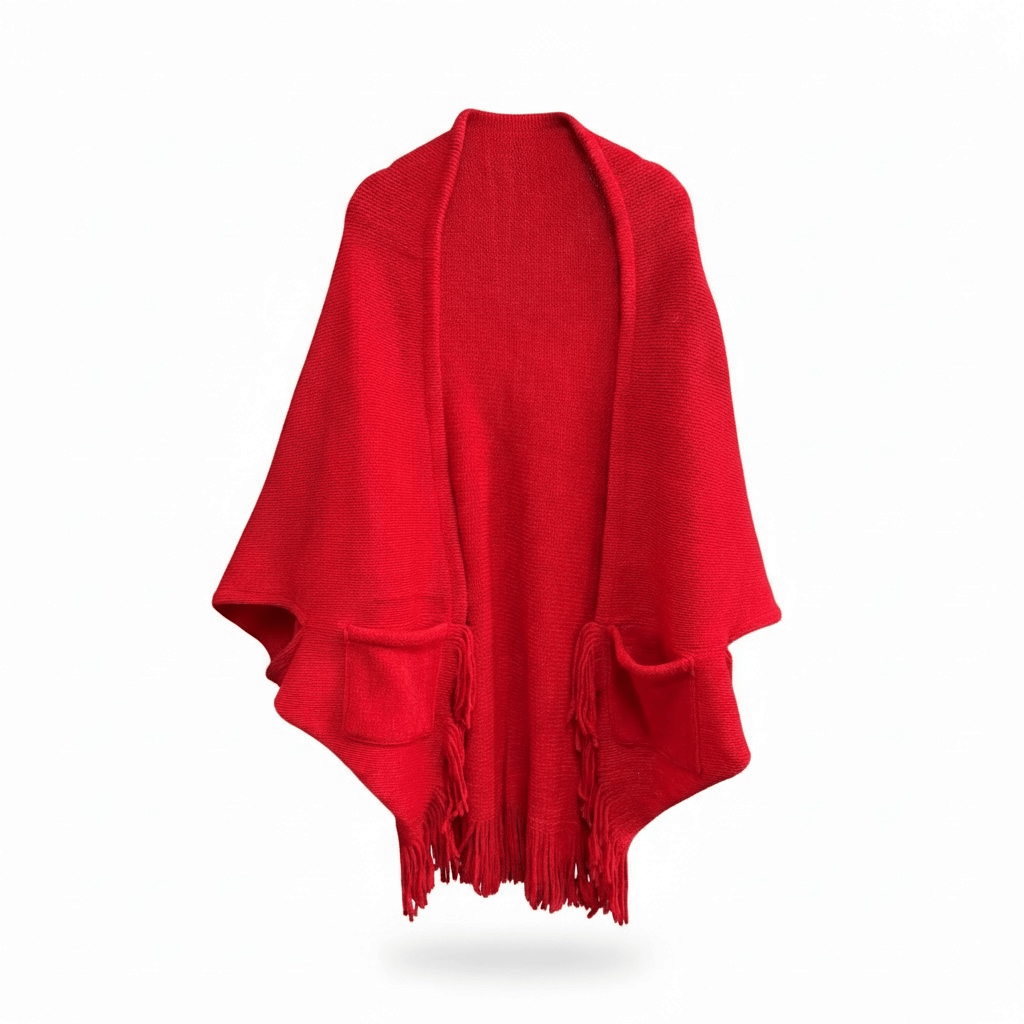 Poncho flecos
