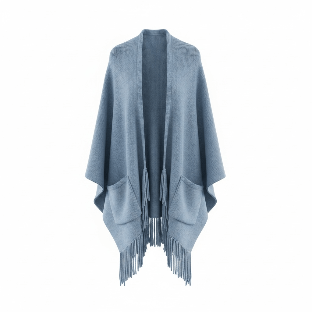 Poncho flecos