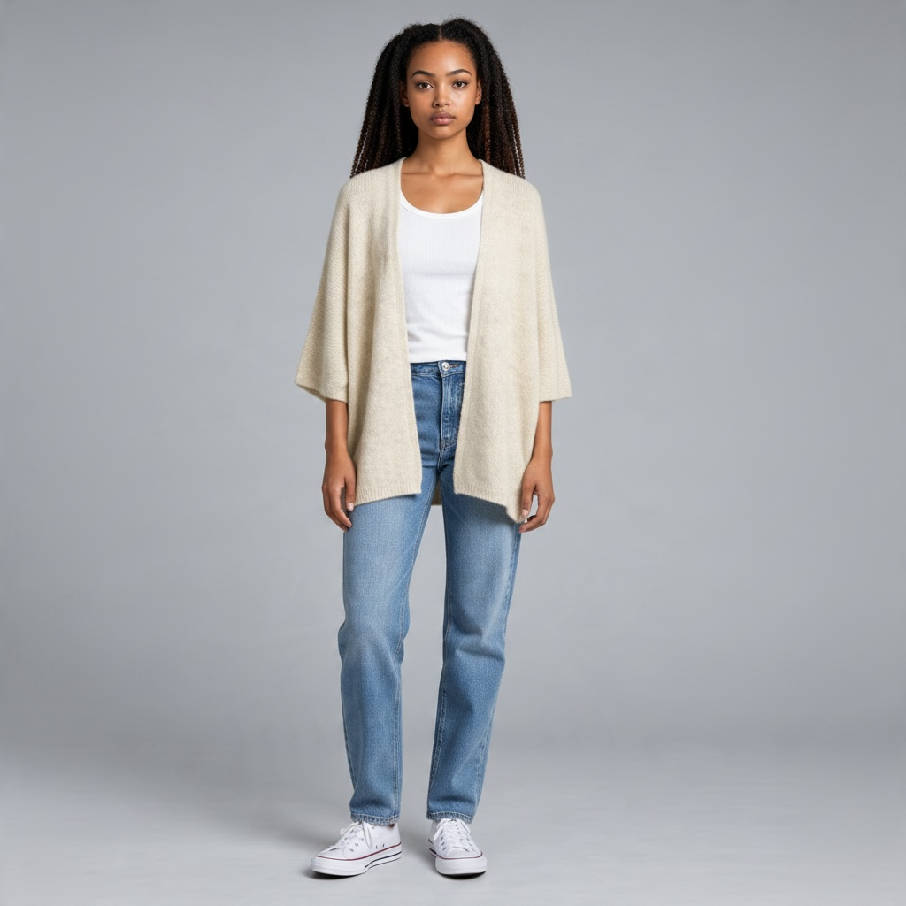Chaqueta punto kimono