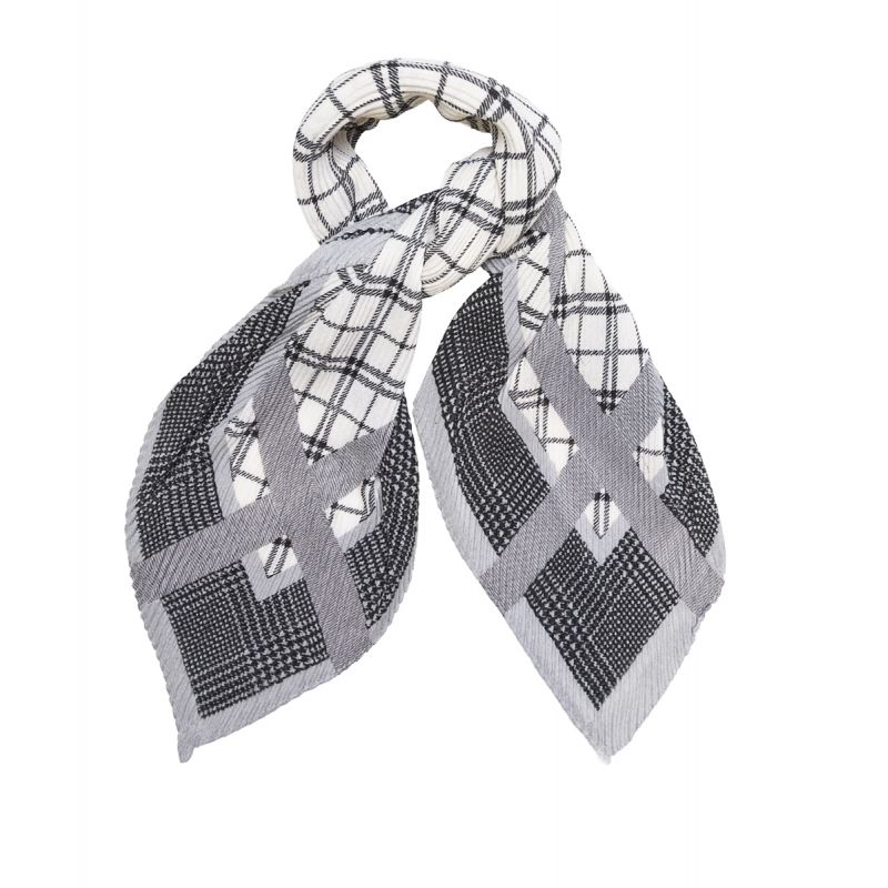 Foulard plisado cuadros tantrend