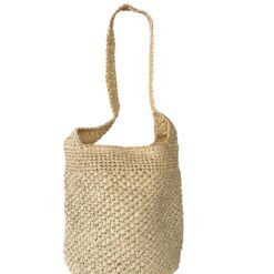 Bolso saco de rafia con un asa