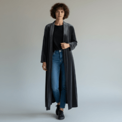 Kimono terciopelo largo