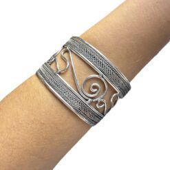 Brazalete plateado