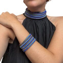 Chocker y pulsera bolitas