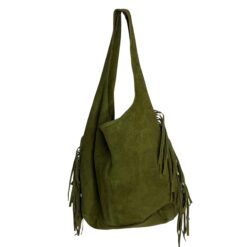 Bolso góndola de flecos