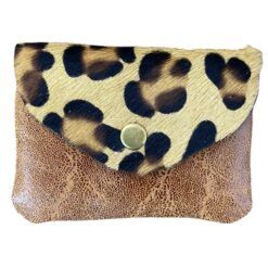 Monedero doble animal print