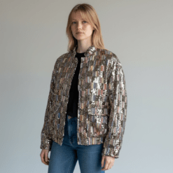 Maxi Bomber lentejuelas