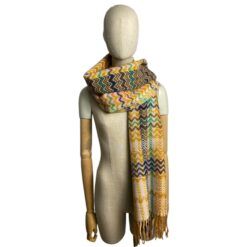 Bufanda jaspeada multicolor