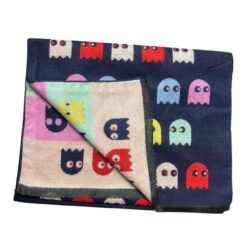 Bufanda reversible comecocos