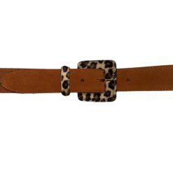 Cinturón hebilla animal print